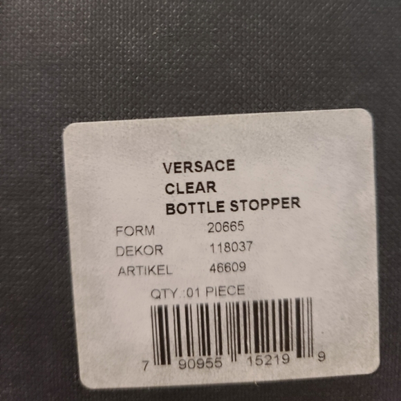 VERSACE BOTTLE STOPPER - Picture 4 of 6